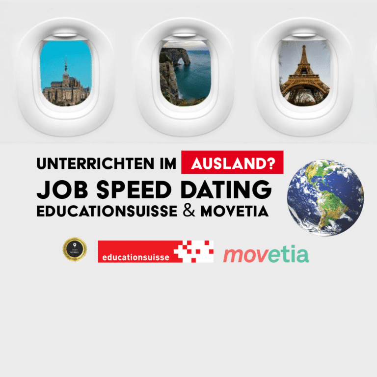 Lehrpersonen ans Job-Speed-Dating 2024