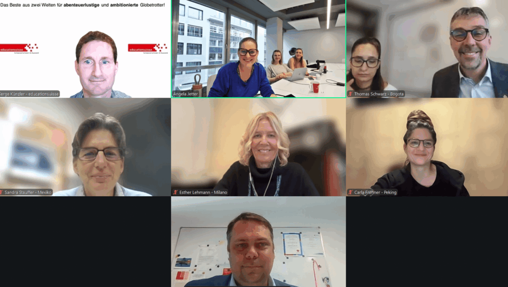 Die Teilnehmer des Job-Speeddating 2025